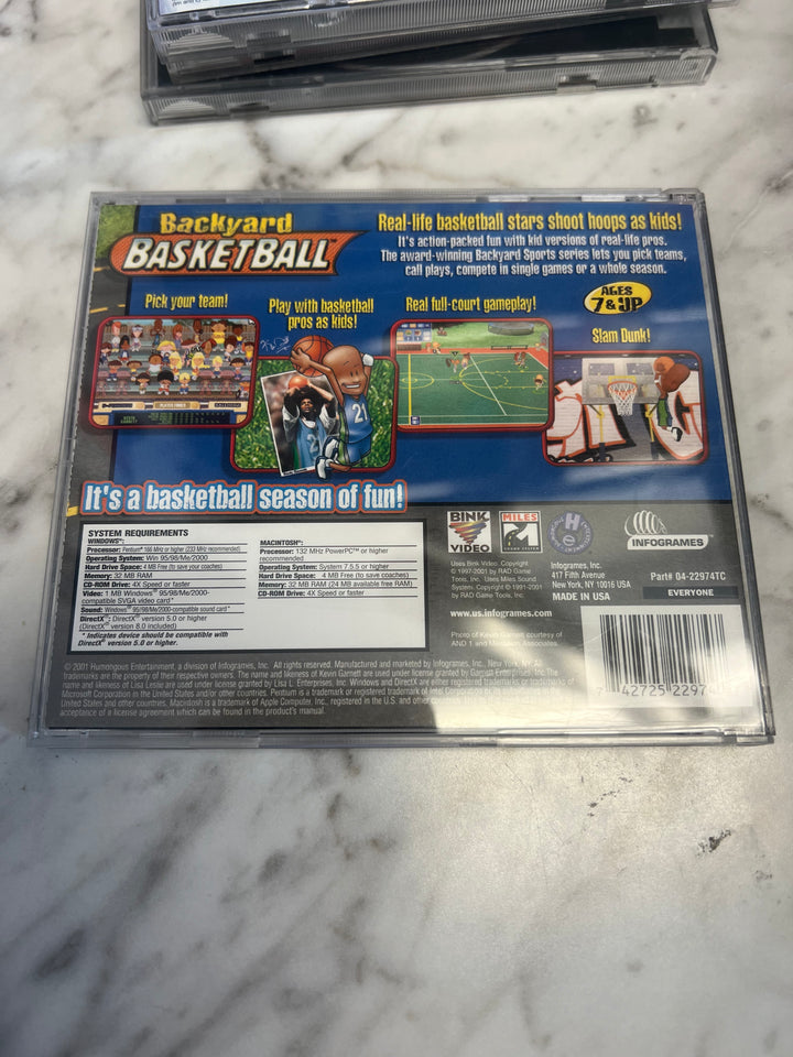 Backyard BasketBall Jewel Case PC CD-ROM    PC73124