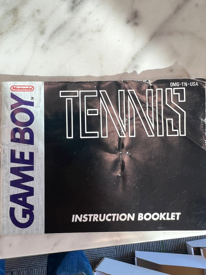Tennis Gameboy manual only