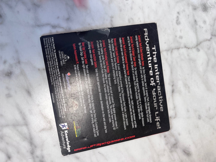 Jurassic Park III 3 Digital Dinosaur Action Pack PC CD-ROM PC11425