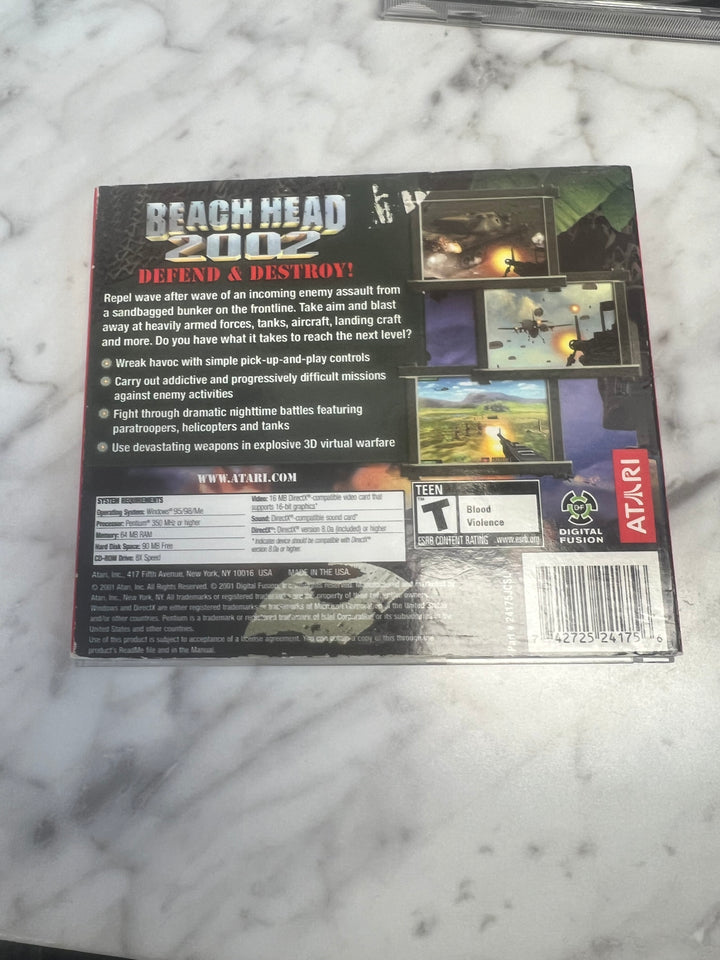 Beach Head 2002 Jewel Case PC CD-ROM    PC73124