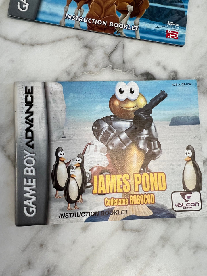 James Pond Codename Robocod Gameboy Advance manual only