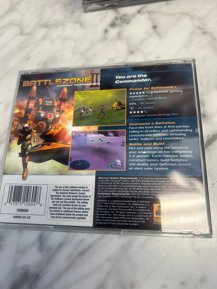 Battlezone II Combat Commander Jewel Case PC CD-ROM    PC73124