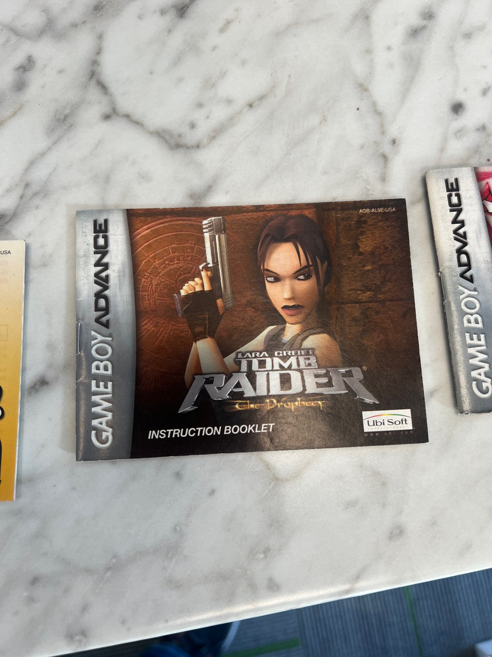 Tomb Raider The Prophecy Gameboy Advance manual only
