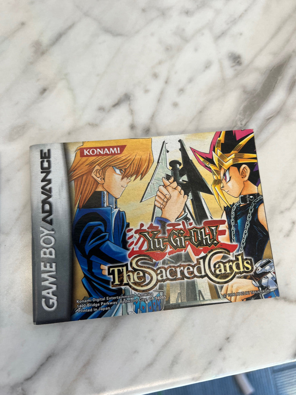 Yu-Gi-Oh! The Sacred Cards Gameboy Advance manual only