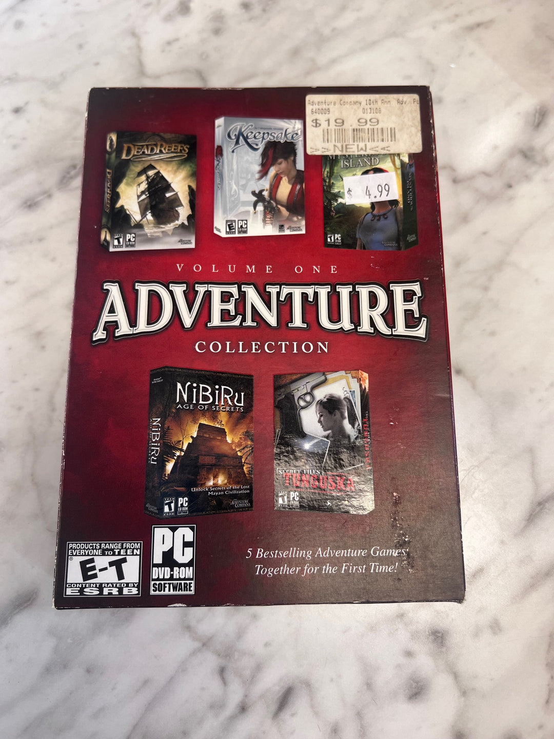Adventure Company Collection Vol 1 Dead Reefs Keepsake Nibiru etc PC DVD-ROM PC11425