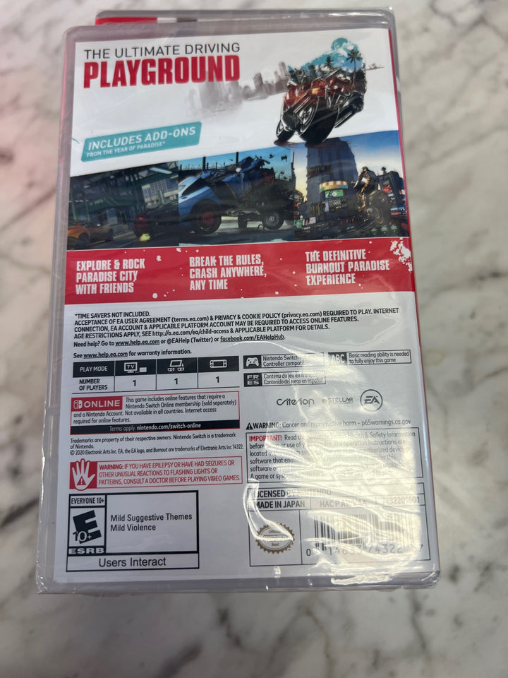 Burnout Paradise Remastered - Switch U21425