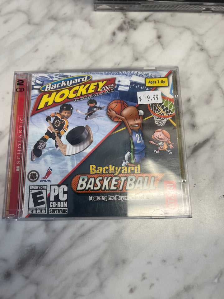 Backyard Hockey and Backyard Basketball Combo Pack Jewel Case PC CD-ROM    PC73124