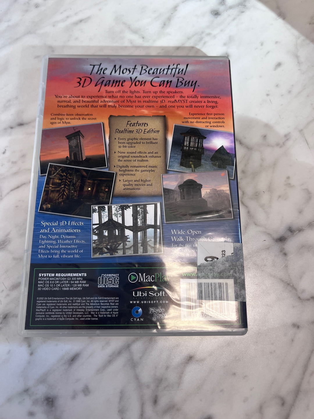 Real Myst MAC Play CD-ROM    PC11425
