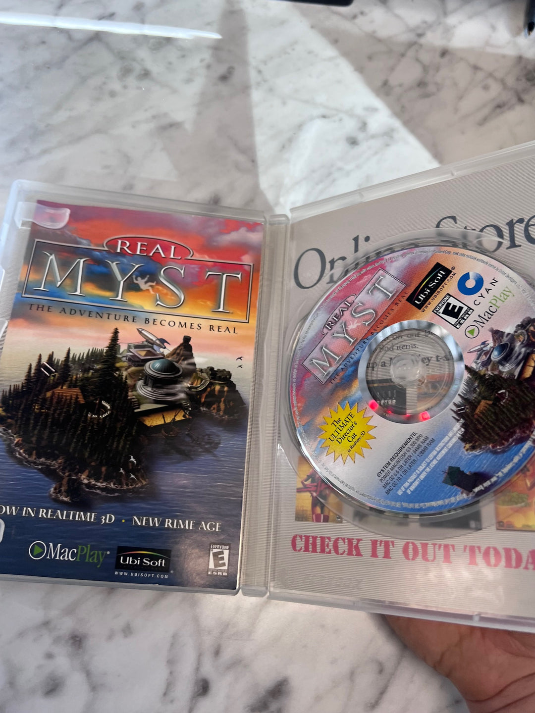 Real Myst MAC Play CD-ROM    PC11425