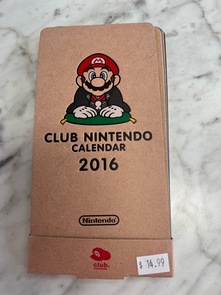 Club Nintendo Calendar 2016