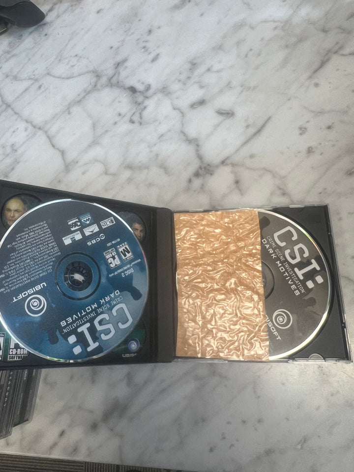 CSI Crime Scene Investigation Dark Motives Jewel Case PC CD-ROM    PC73124