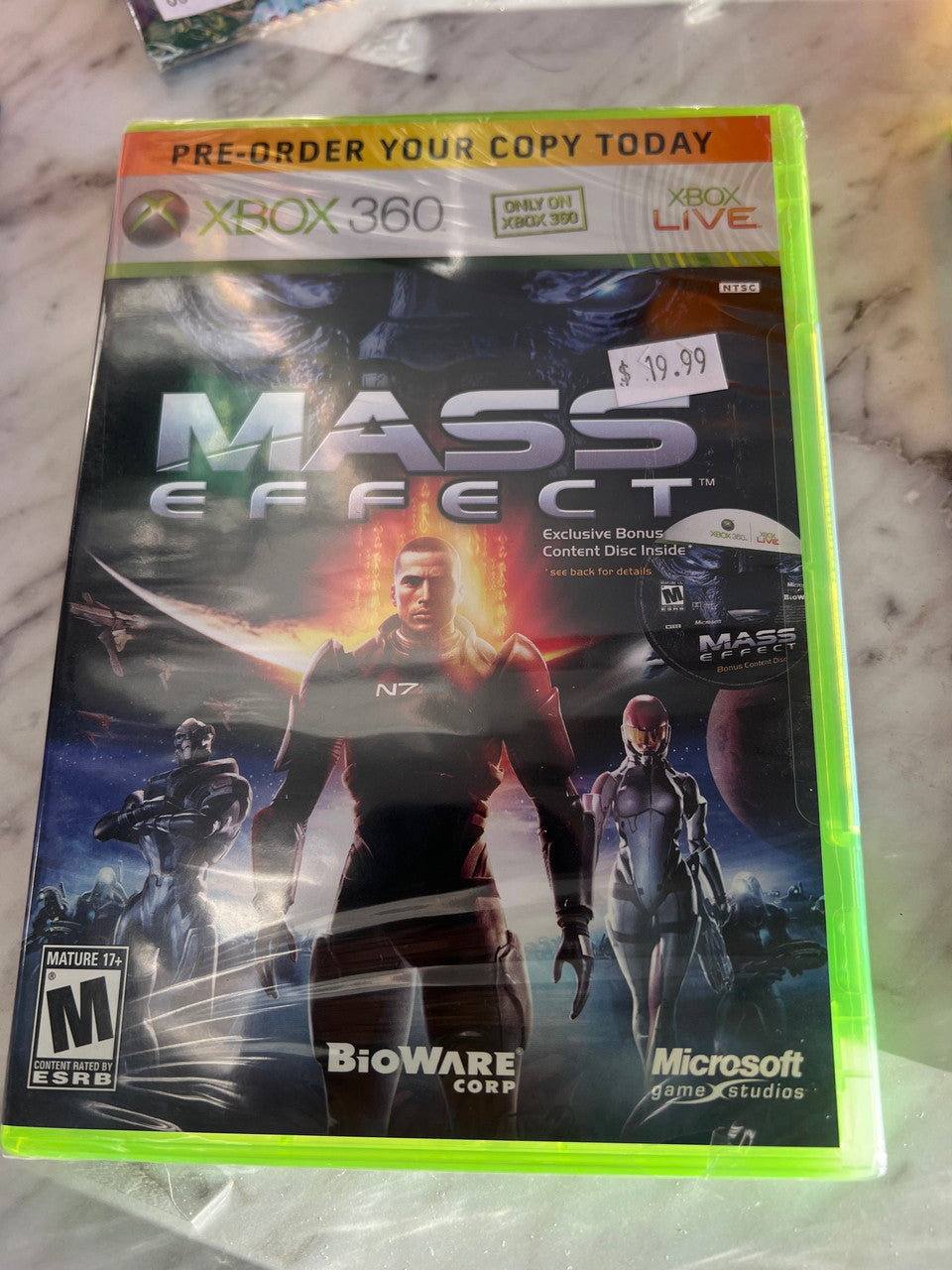 Mass Effect Bonus Content Disc SEALED