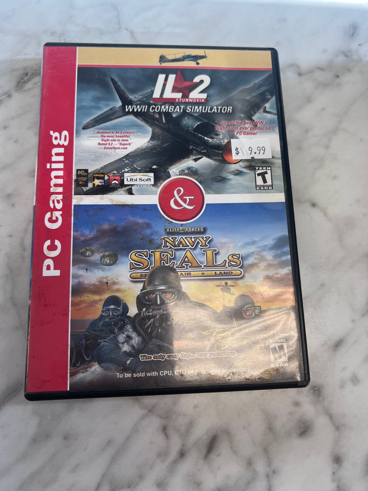 IL2 WWII Combat Simulator & Elite Forces Navy Seals Double Pack PC CD-ROM PC11425