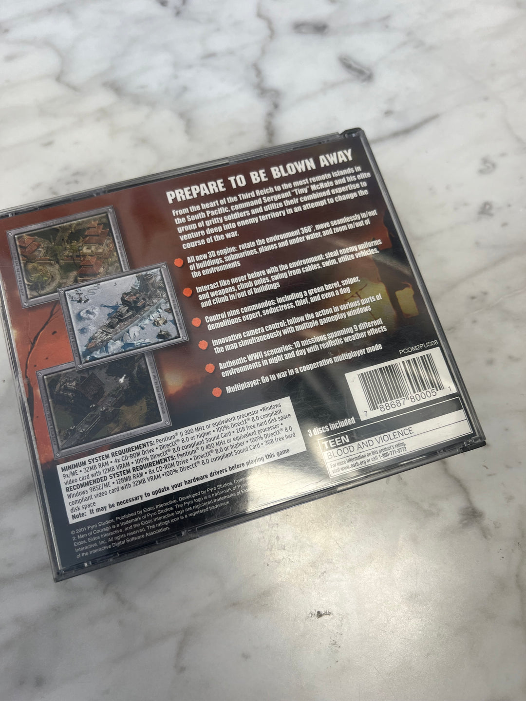 Commandos 2: Men of Courage  Jewel Case PC CD-ROM    PC73124