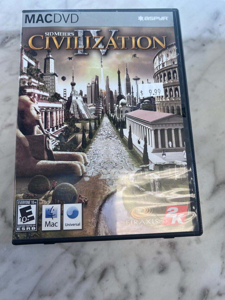 Sid Meier's Civilization IV Macintosh DVD-ROM PC11425