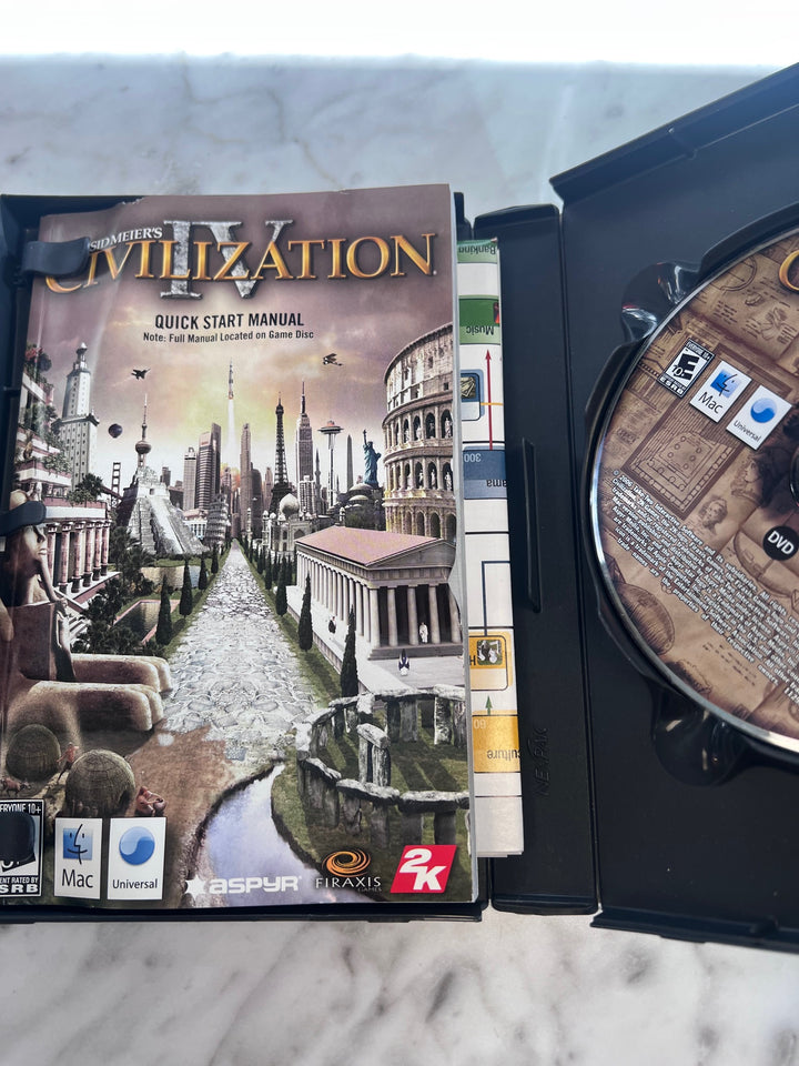 Sid Meier's Civilization IV Macintosh DVD-ROM PC11425