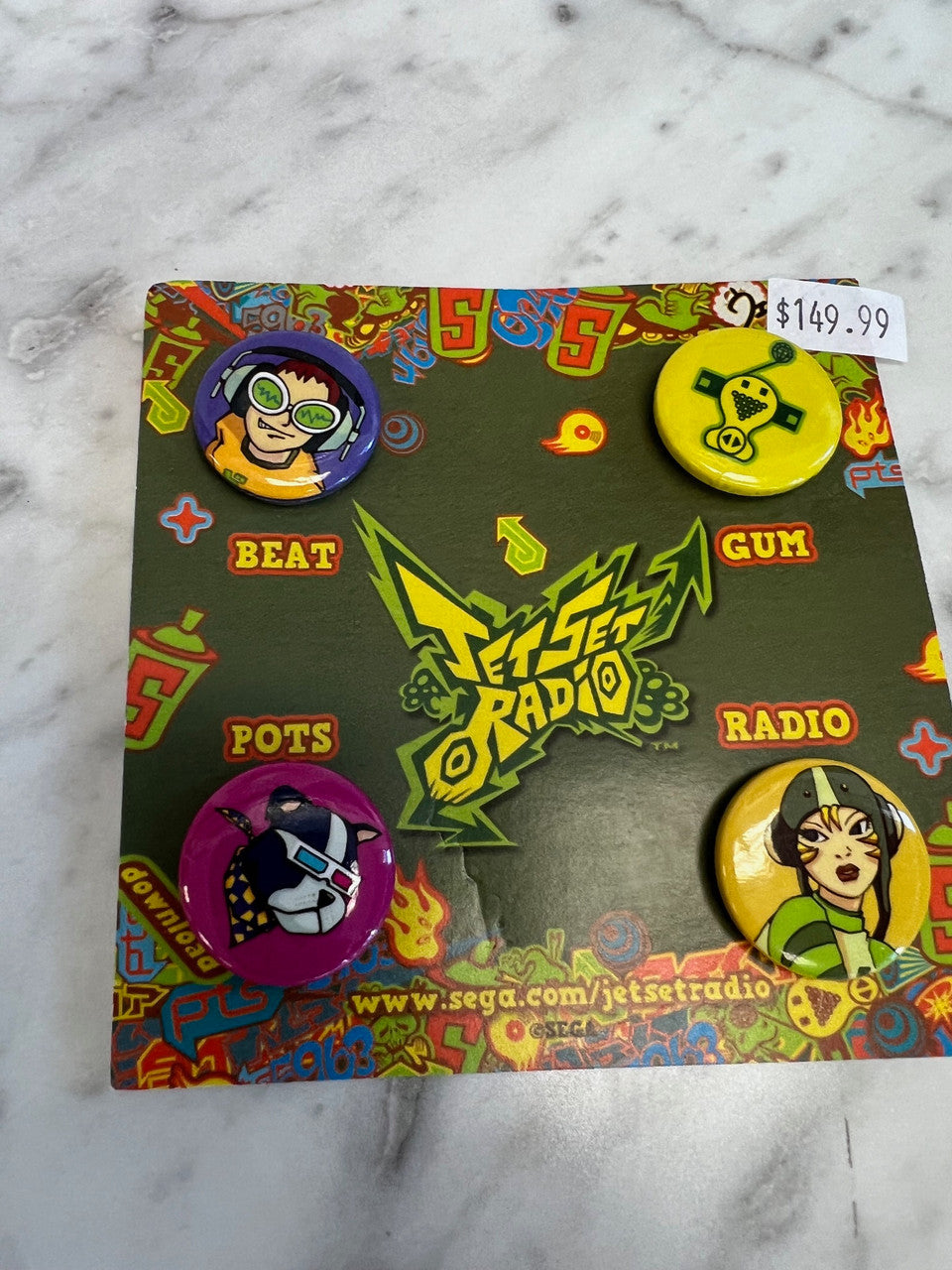 Jet Set Radio Pins Pax East 2011