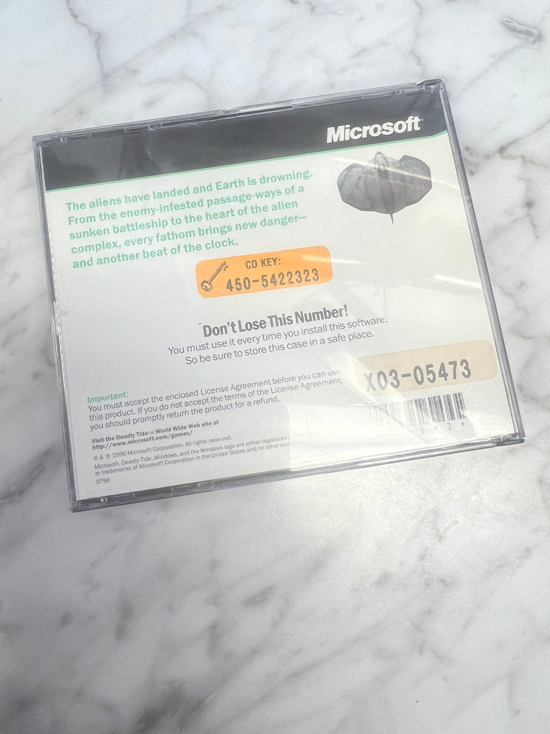 Deadly Tide Jewel Case PC CD-ROM    PC73124