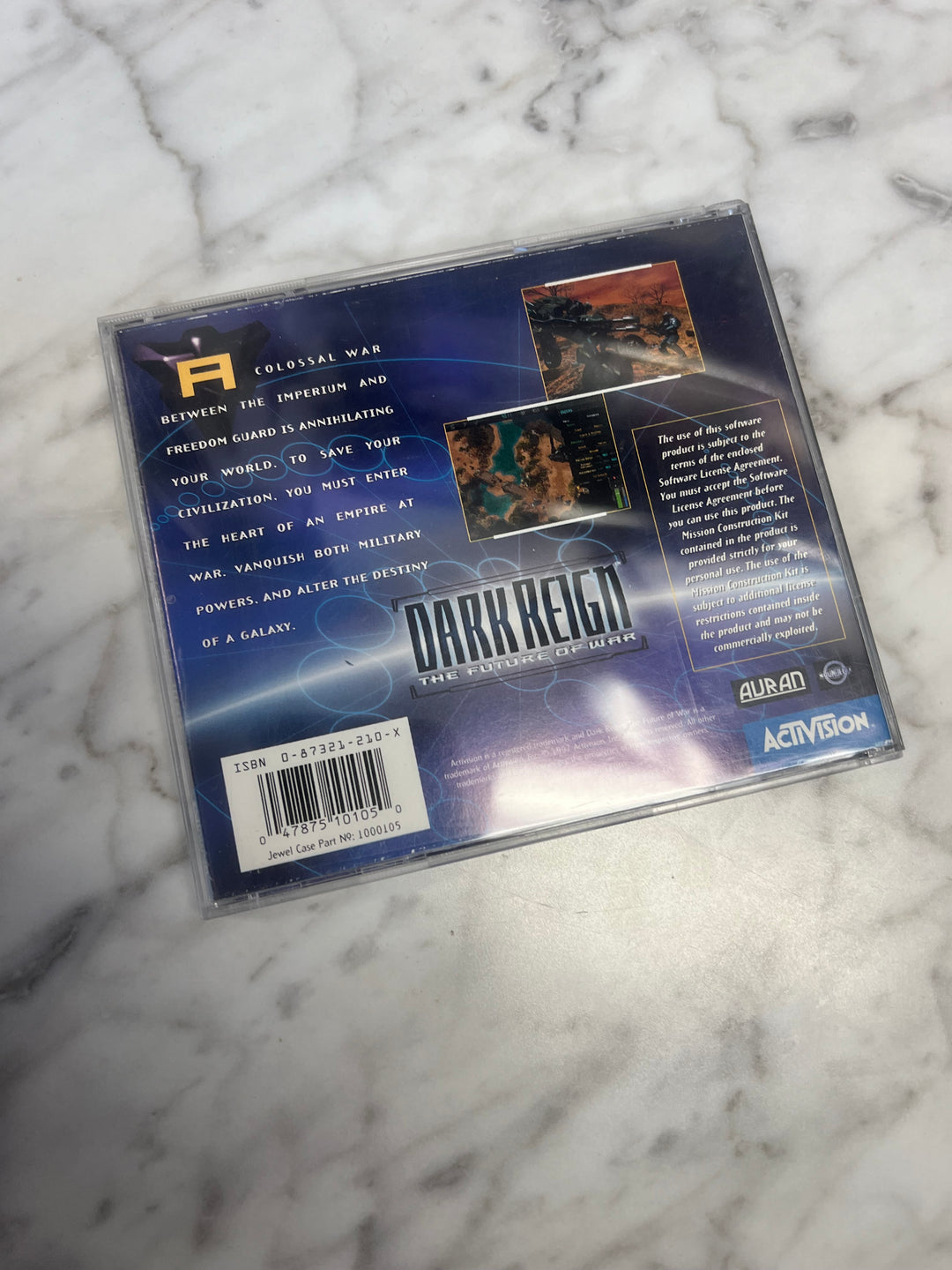 Dark Reign The Future of War Jewel Case PC CD-ROM    UD93024