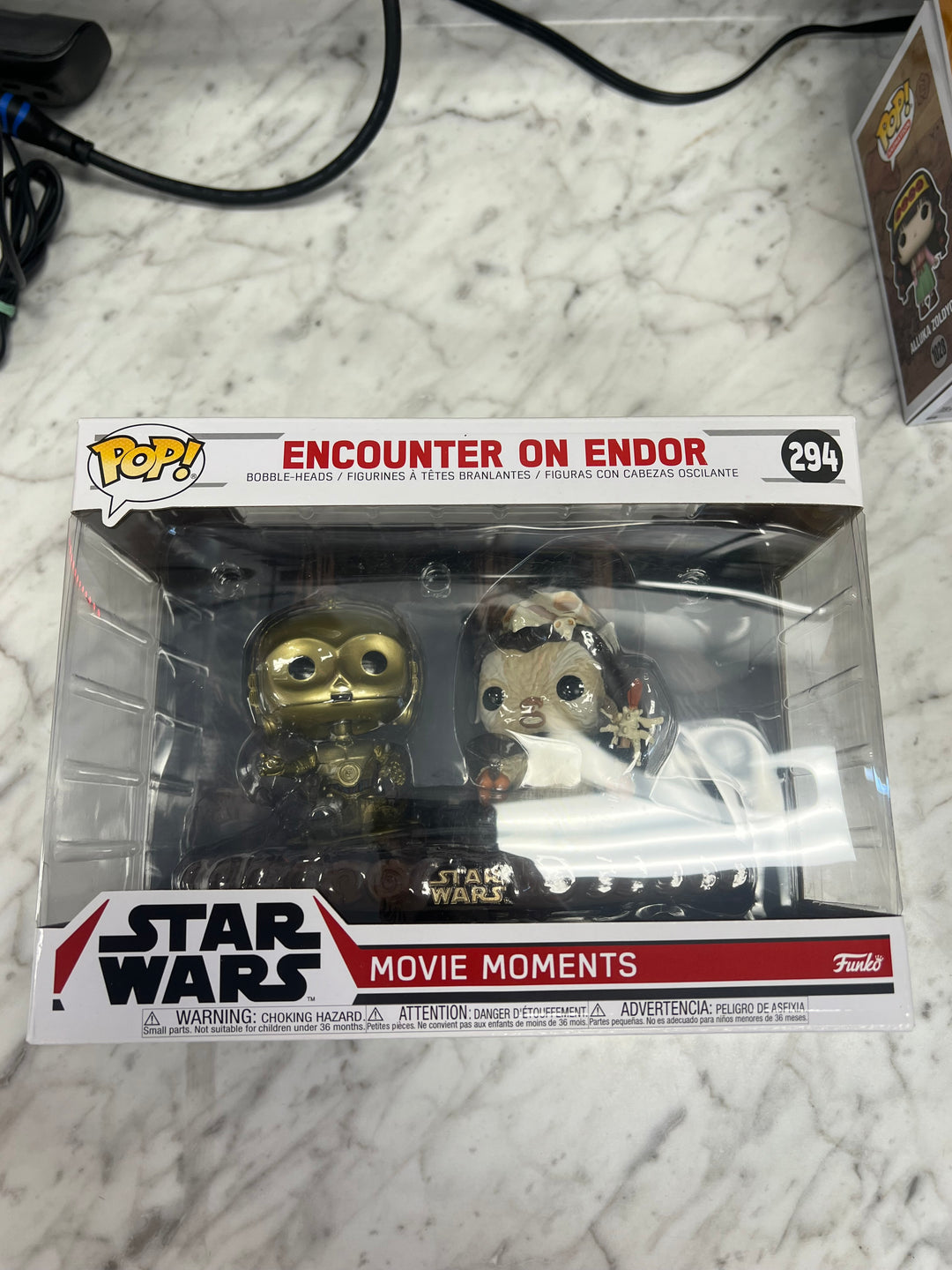 Funko Pop! Movie Moments Star Wars Ewok C-3PO Encounter On Endor 294 FP101424