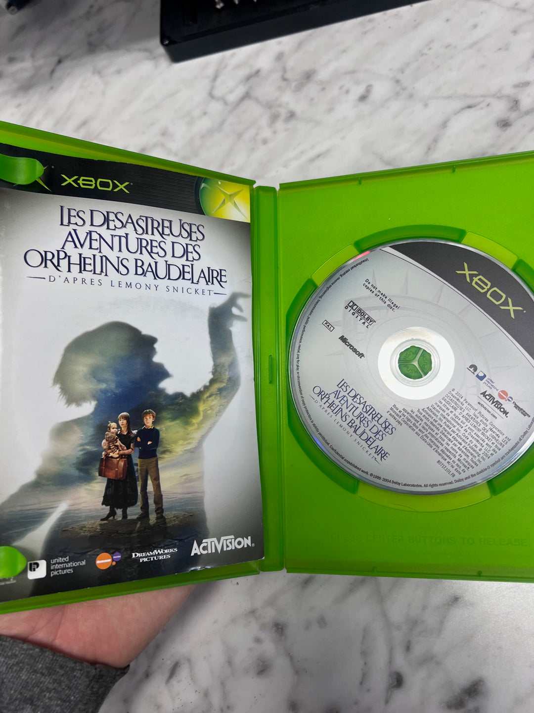 FRENCH VERSION Lemony Snicket Les Desastreuses Aventures Original Xbox IMP11425