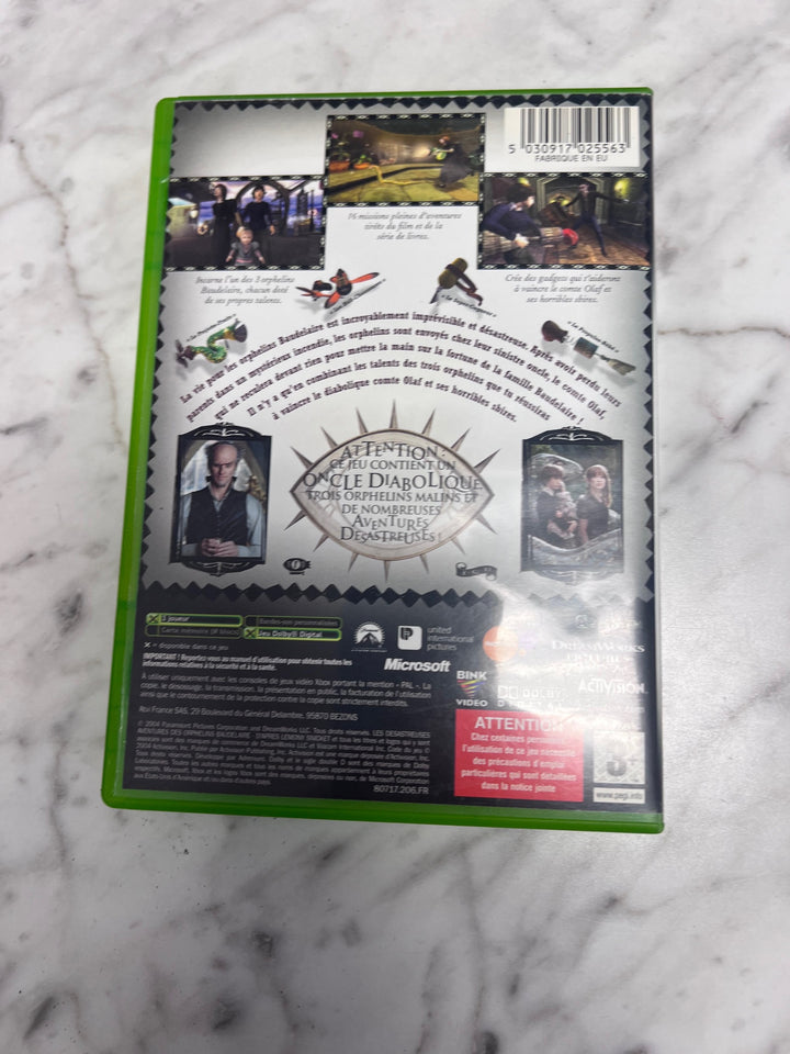 FRENCH VERSION Lemony Snicket Les Desastreuses Aventures Original Xbox IMP11425
