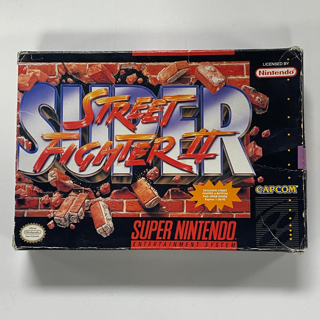 Super Street Fighter II (2) BOX AND MANUAL ONLY - SNES CO91726