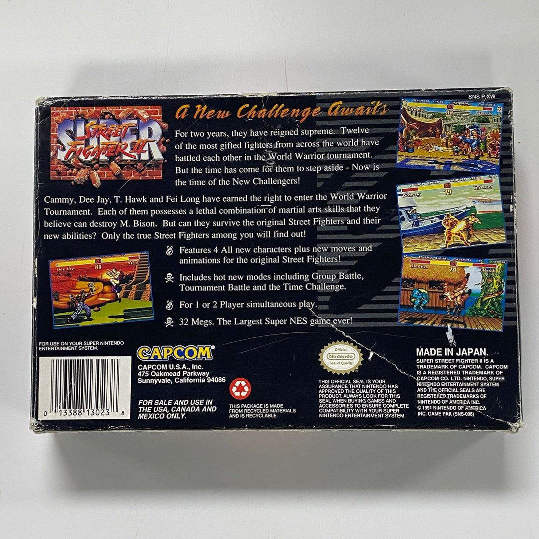 Super Street Fighter II (2) BOX AND MANUAL ONLY - SNES CO91726