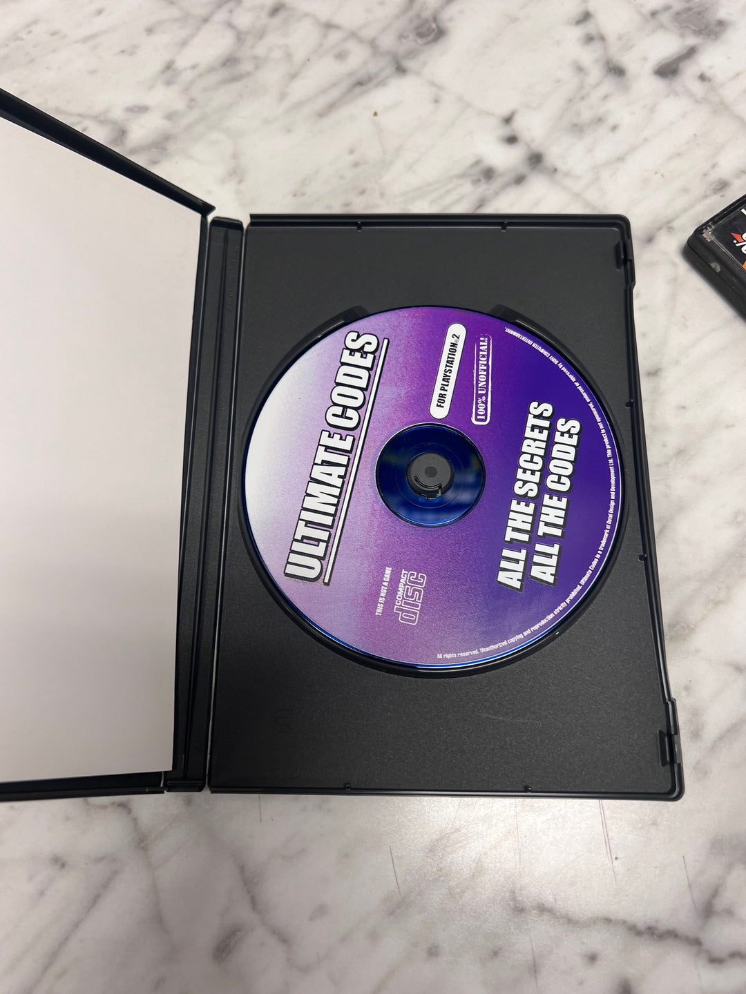 Playstation 2 Ultimate Codes Grand Theft Auto Vice CIty Powered by Action Replay UA11425