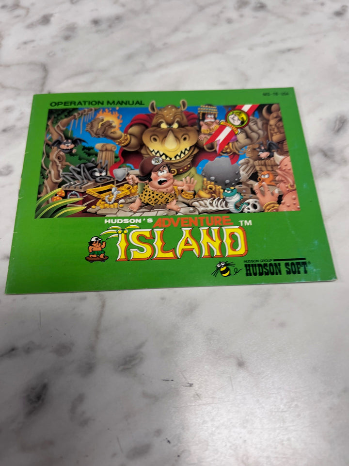 Adventure Island NES Original Nintendo MANUAL ONLY MO11425