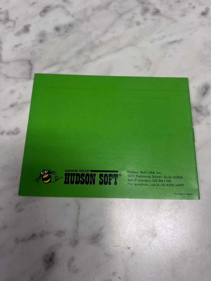 Adventure Island NES Original Nintendo MANUAL ONLY MO11425