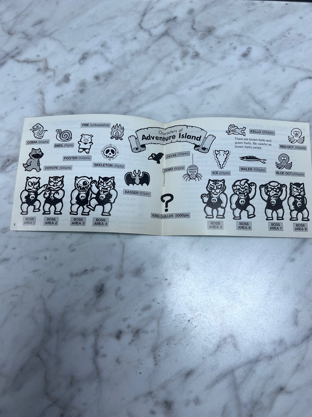 Adventure Island NES Original Nintendo MANUAL ONLY MO11425