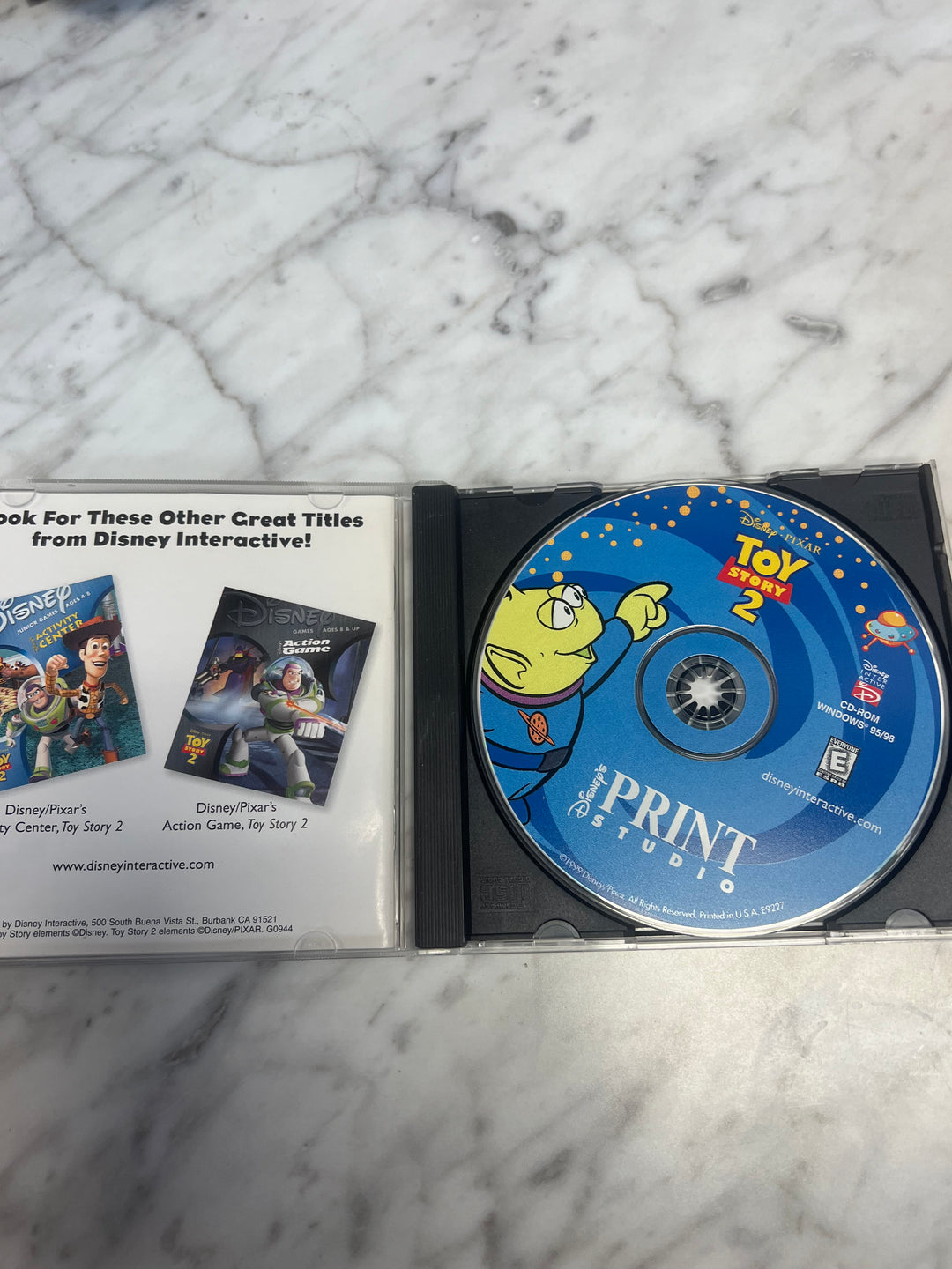 Disney Print Studio Jewel Case PC CD-ROM    PC73124