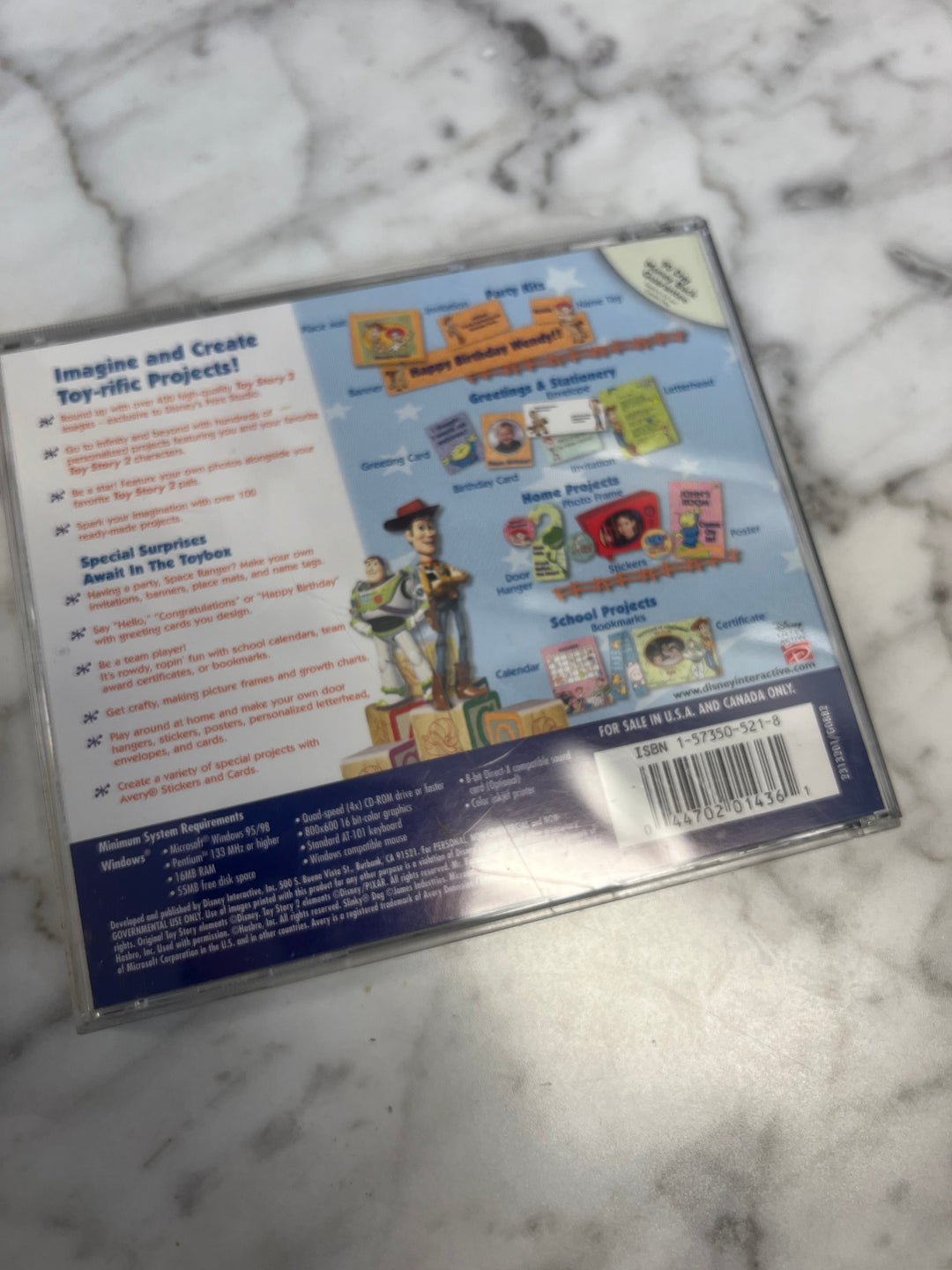 Disney Print Studio Jewel Case PC CD-ROM    PC73124