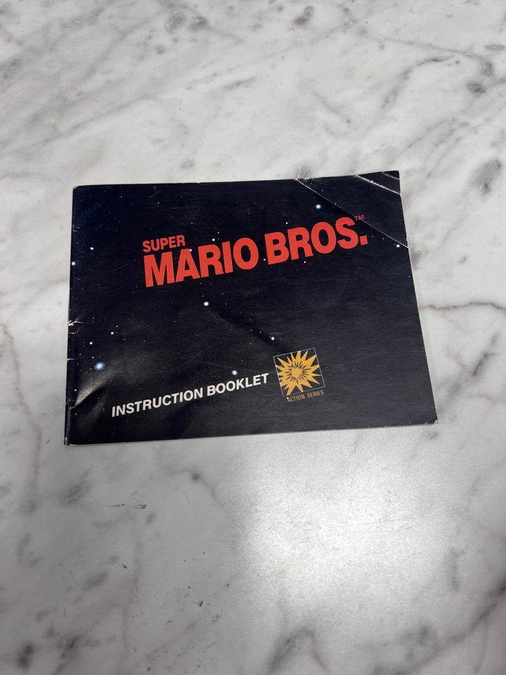 Super Mario Bros NES Original Nintendo MANUAL ONLY MO11425
