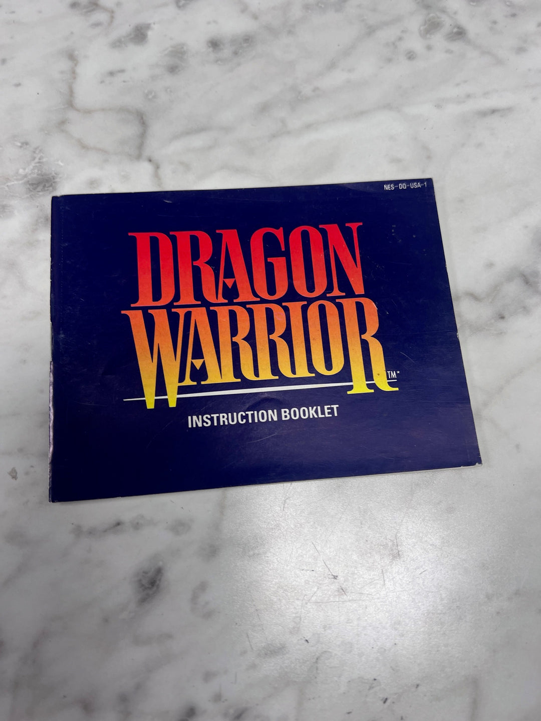 Dragon Warrior NES Original Nintendo MANUAL ONLY MO11425