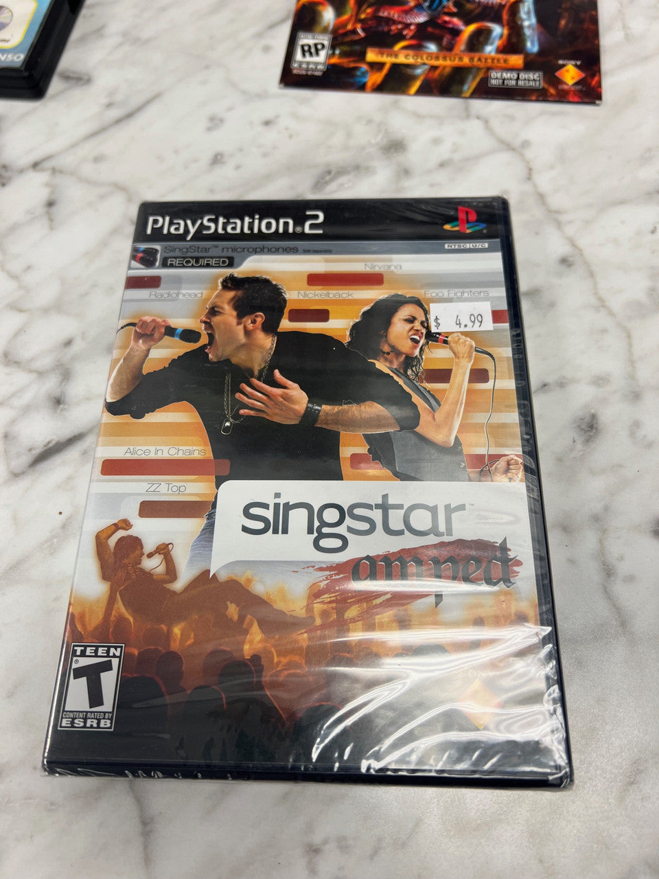 Sealed, new Singstar Amped Playstation 2 PS2