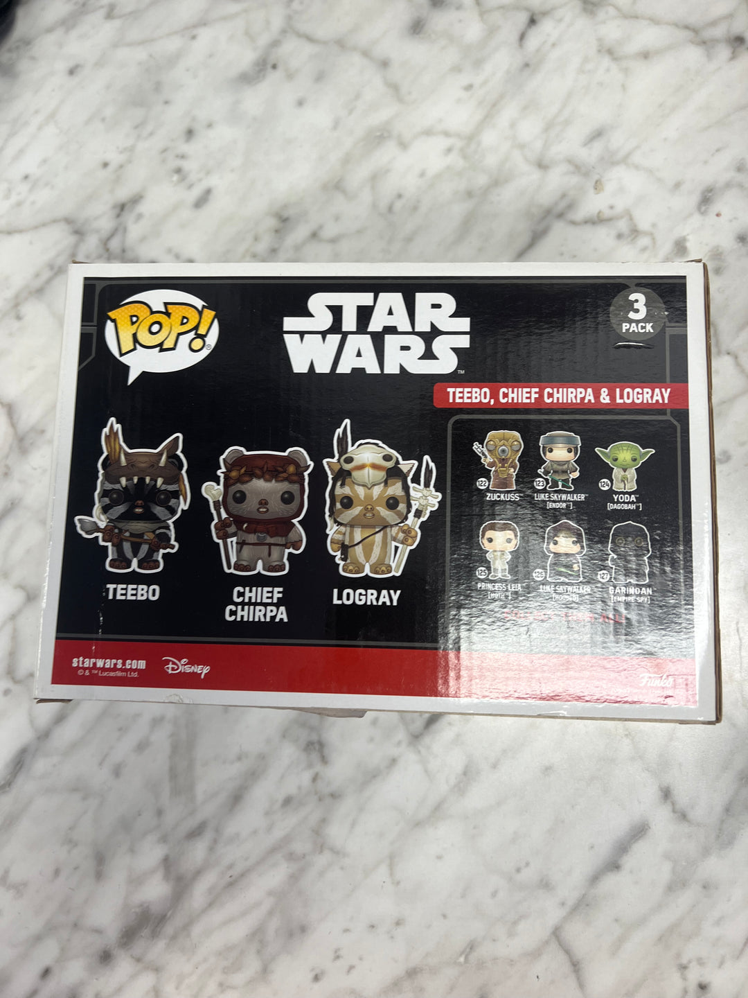 Funko Pop! Vinyl: Star Wars Ewok 3 Pack Teebo Chief Chirpa Logray Walmart FP101424