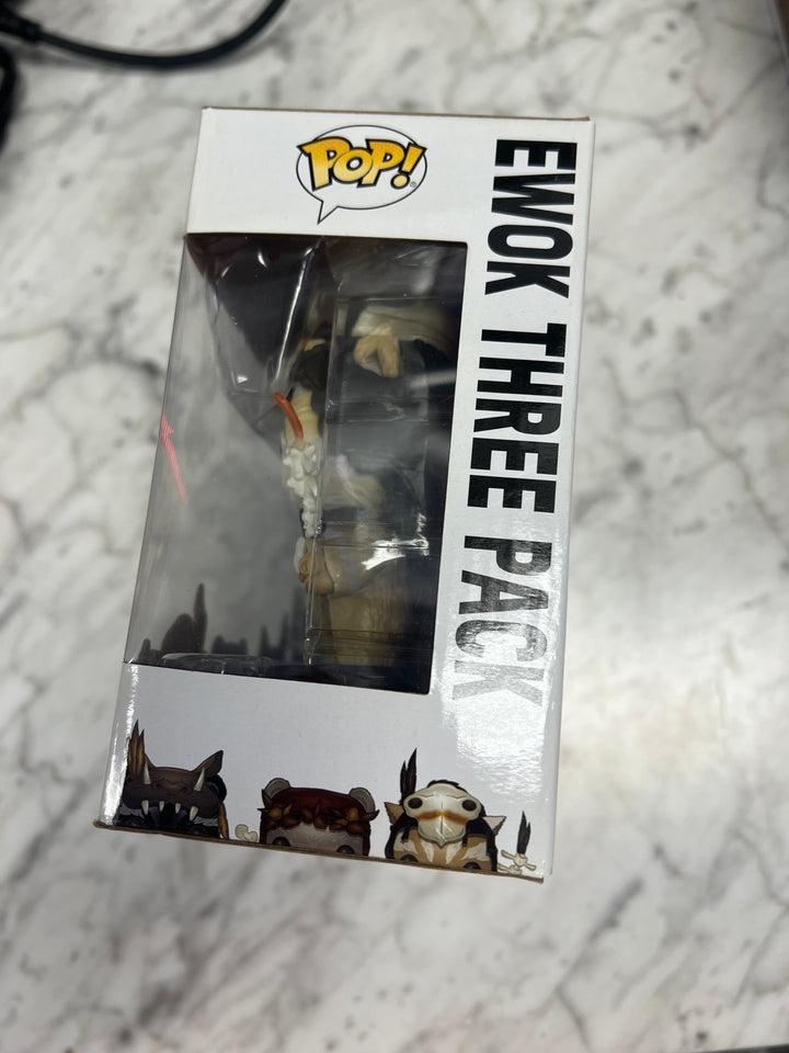 Funko Pop! Vinyl: Star Wars Ewok 3 Pack Teebo Chief Chirpa Logray Walmart FP101424