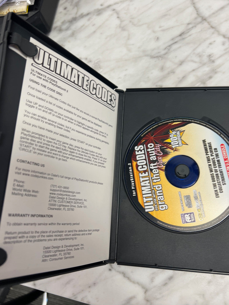 Action Replay Ultimate Codes: Grand Theft Auto: Vice City (Sony PlayStation 2)