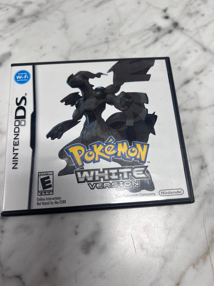 Pokemon White Version Nintendo DS CASE AND MANUAL ONLY