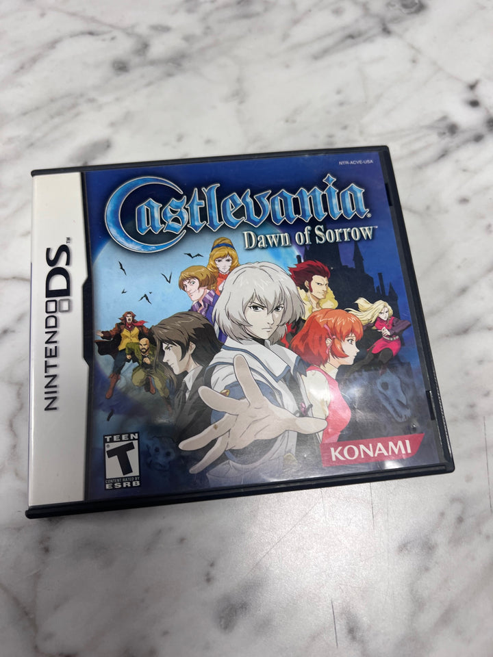 Castlevania Dawn of Sorrow Nintendo DS CASE AND MANUAL ONLY MO11425