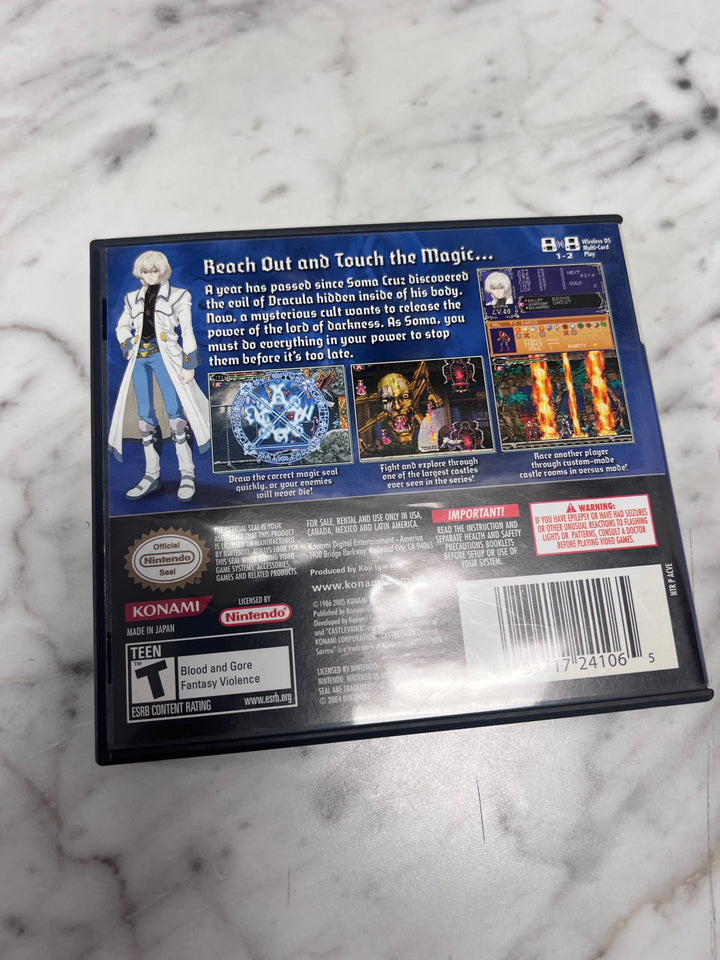 Castlevania Dawn of Sorrow Nintendo DS CASE AND MANUAL ONLY MO11425