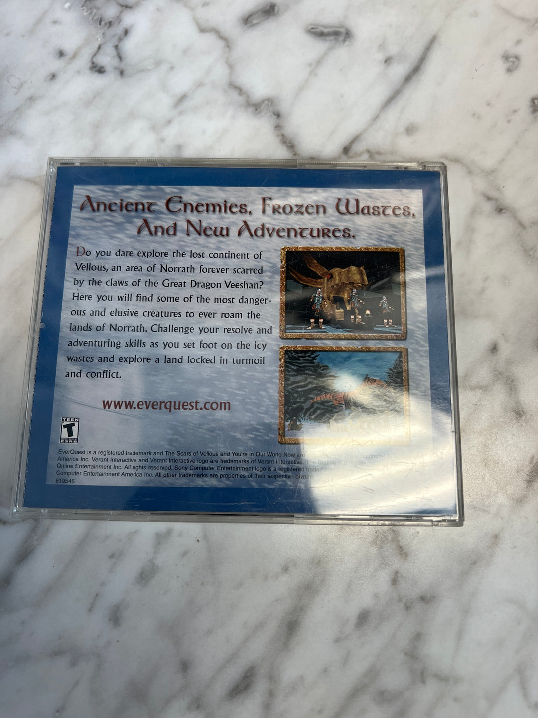 Everquest The Scars of Velious Jewel Case PC CD-ROM    PC73124