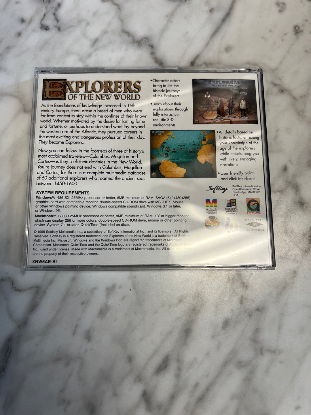Explorers of the New World Jewel Case PC CD-ROM    PC73124