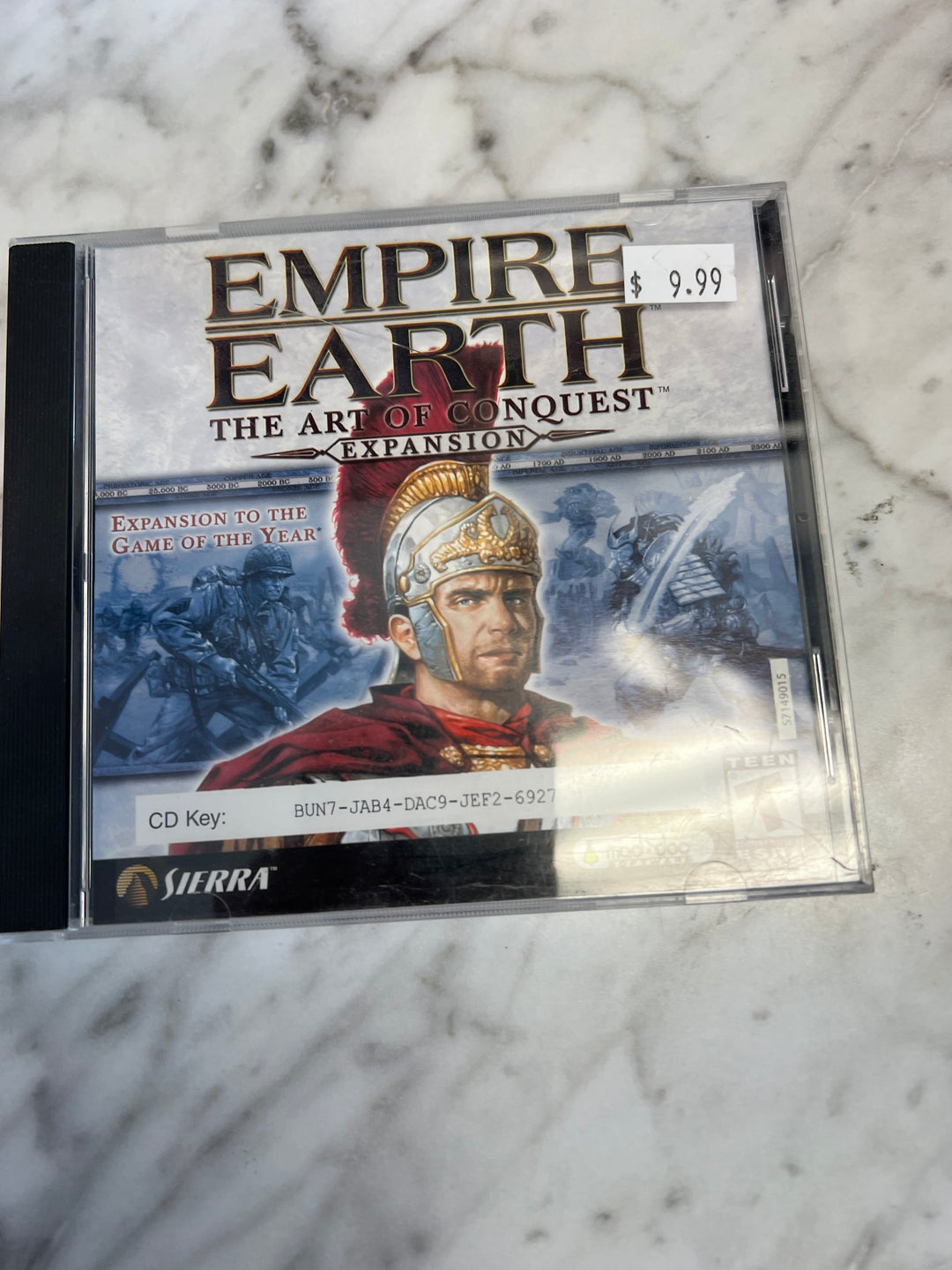 Empire Earth The Art of Conquest Expansion Jewel Case PC CD-ROM    PC73124
