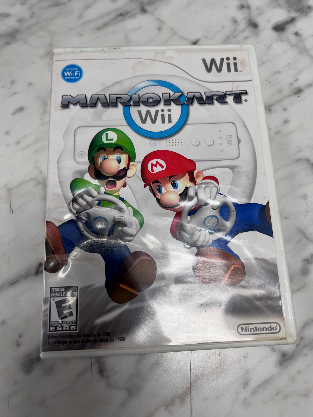 Mario Kart Wii (Water damaged) CASE & MANUAL ONLY MO11425