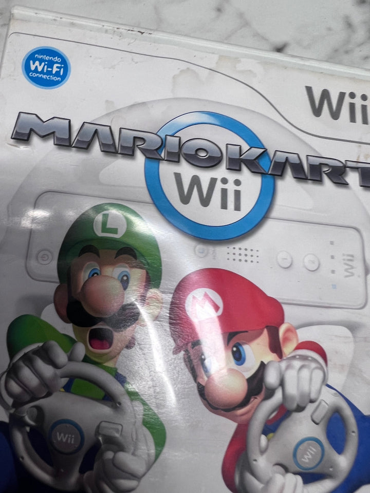 Mario Kart Wii (Water damaged) CASE & MANUAL ONLY MO11425