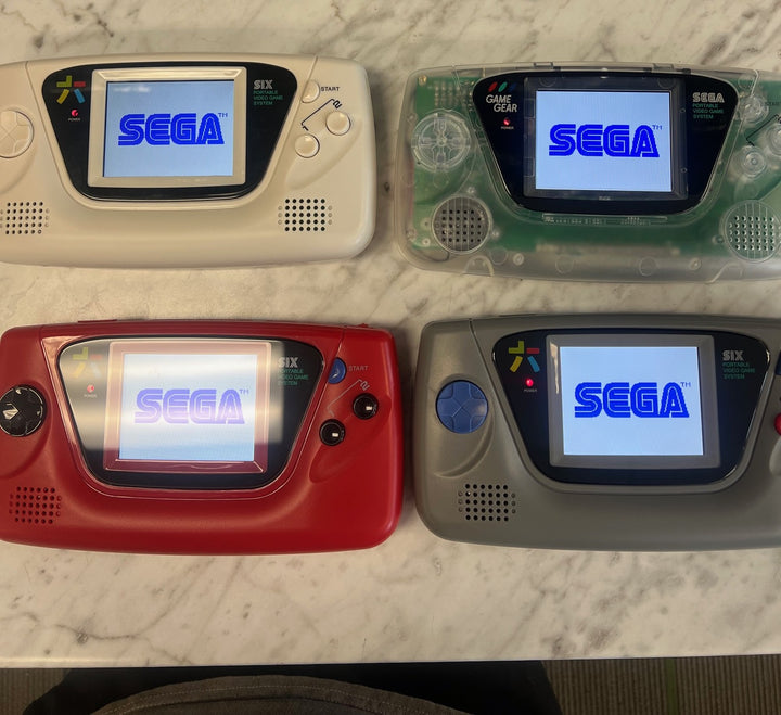 Sega Game Gear Console w/ IPS Screen and recapped GG8625
