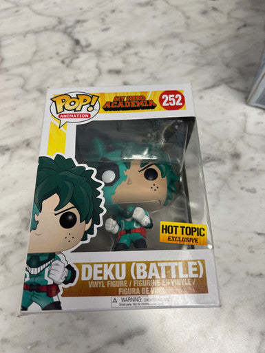 Deku (Battle) My Hero Academia Funko Pop figure 252 Hot Topic